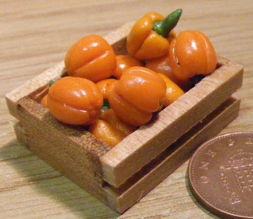 Dolls house vegetable orange - dolls,
