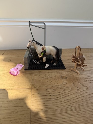 Schleich horse club wash set - horse,