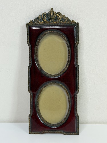 Vintage ornate double oval - double,