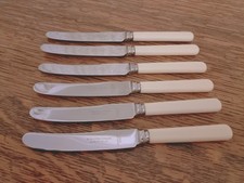 Superb Vintage Set 6 Faux Bone