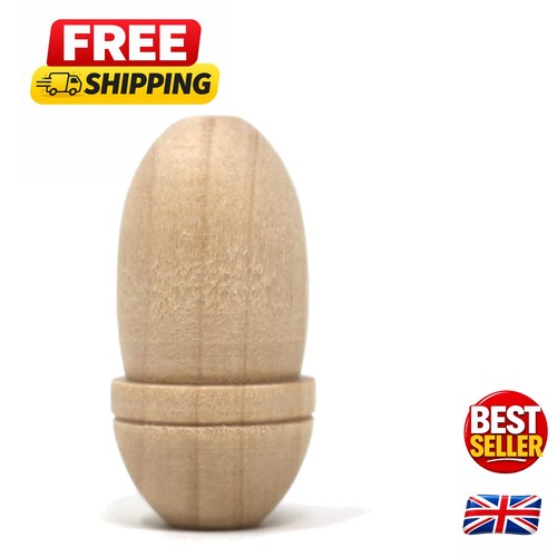 Chic natural wood acorn light - wood,