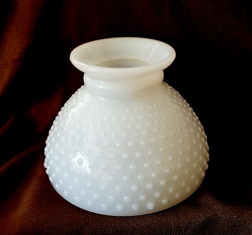 Antique milk glass hobnail - milk,