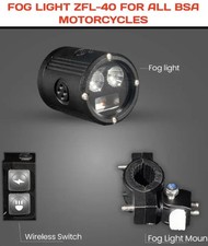 FOG LIGHT ZFL-40 BLACK FIT FOR