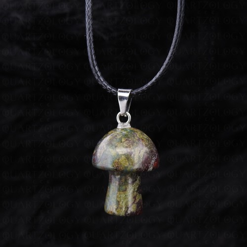 Mushroom necklace fungi dragon - fungi,