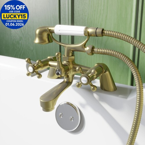 Oxford bath shower mixer - shower, tap