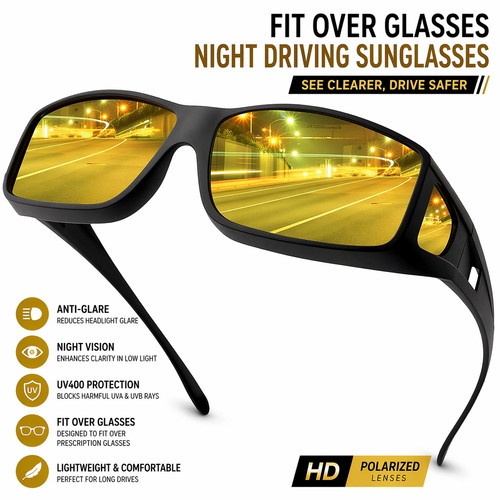 Fit over sunglasses polarised - sunglasses,