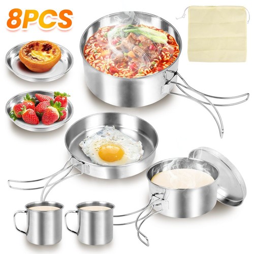 Stainless steel cookware - 8x,