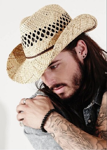 Beechfield straw cowboy hat - beechfield,