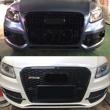Front Grill For Audi Q5 8R SQ5 2013-2016 Front Grille Gloss Black Grill