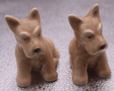 Rare pair MINIATURE SYLVAC SCOTTIE DOG #148 Free P&P UK Mainland