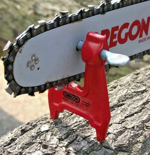 Oregon chainsaw filing stump - filing,