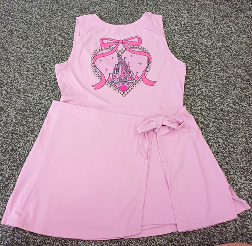 Womans pink disney castle - womans,