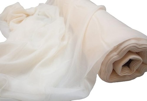 Ivory voile fabric x - x, 10m