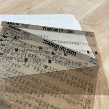Yamaha TDM900 R 2003 Microfiche Workshop Manual TDM 900 900TDM
