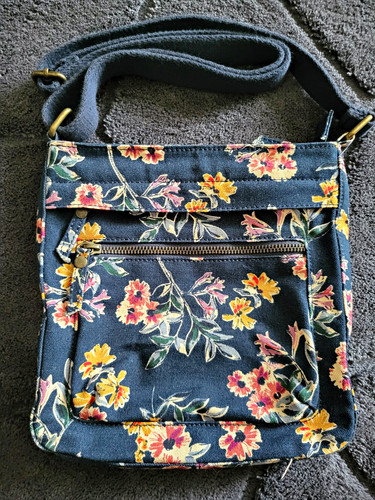 Fatface navy floral canvas - floral,