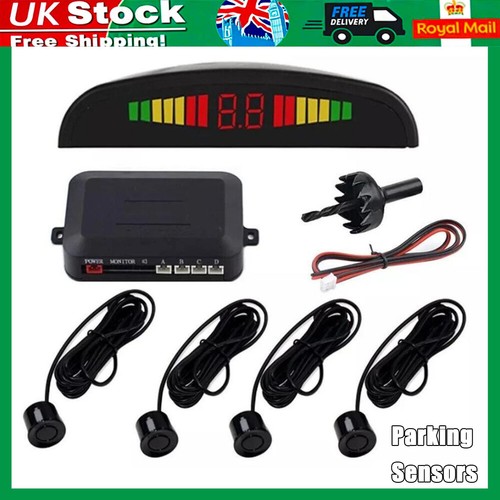Black parking sensors - 4x, car