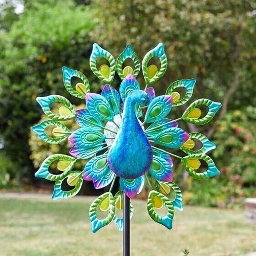 Solar garden wind spinner - solar,