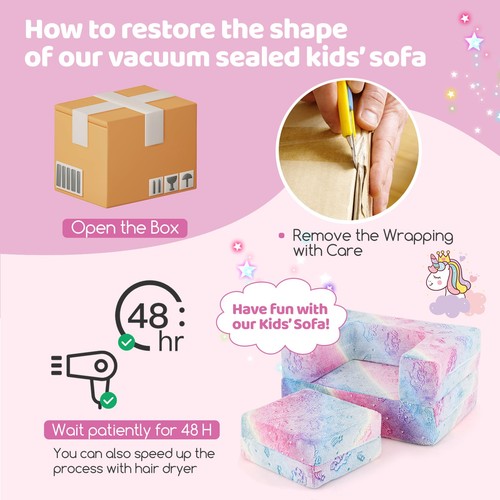 Glow the dark children sofa - glow,