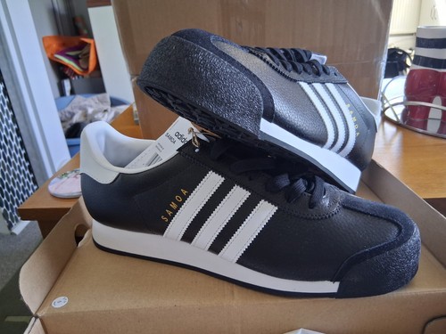 Adidas samoa leather trainers - leather,