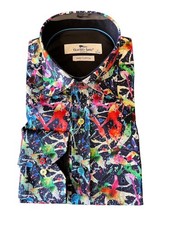 Mens Claudio Lugli Art Attack Paint Splash Shirt CP8042