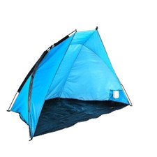 Beach Tent Sun Shelter Lightweight, Sun Protection UV50+ Blue Camping Easy Erect