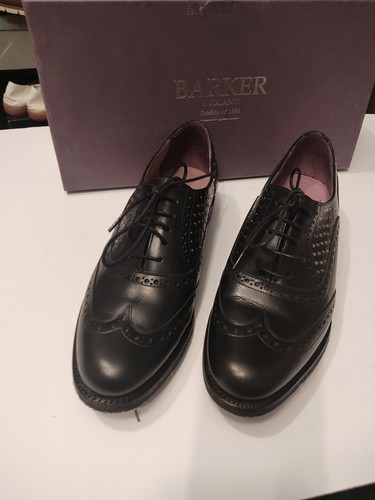 Barker oxfords black u - oxfords,