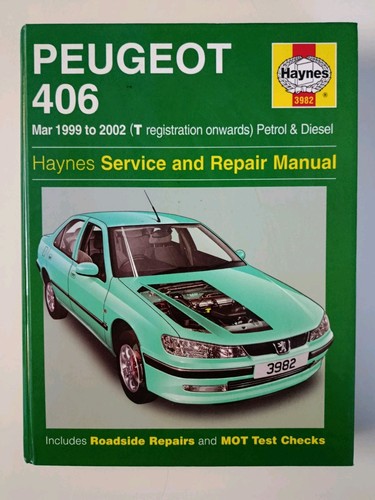 Haynes manual peugeot 406 8 - 406, 1.8