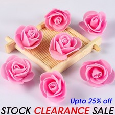 1000 Foam Mini Roses WHOLESALE Heads Buds Small Flowers Wedding Home Party UK