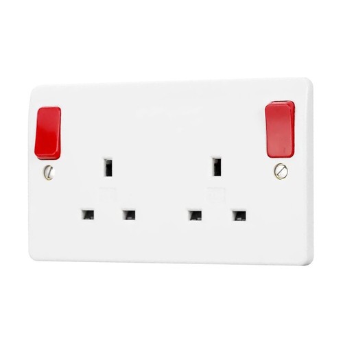 Double socket red - double,