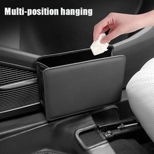 Portable Car Trash Can Garbage Bin Hanging Storage Bag Organizer Car Accessories