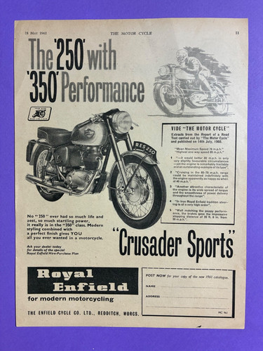 Royal enfield crusader sports - crusader,