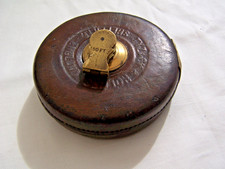 VINTAGE 1915 LEATHER CASE TAPE
