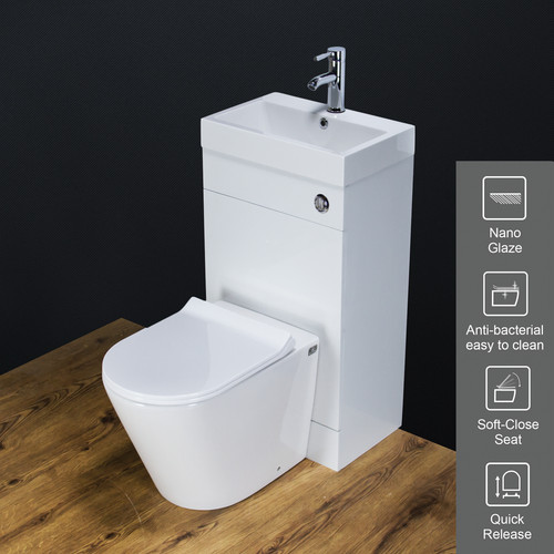 Back wall toilet - back,