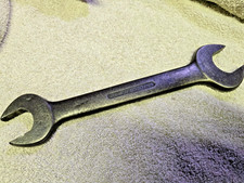 Jenbro open ended vintage spanner 3J110130 3/4W & 5/8W Whitworth (ref JS01)