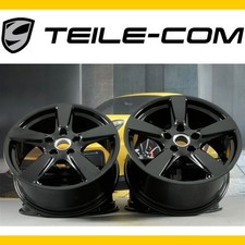 ORIG. Porsche Boxster/Cayman 981 19-inch Cayman S wheel set BLACK HIGH GLOSS