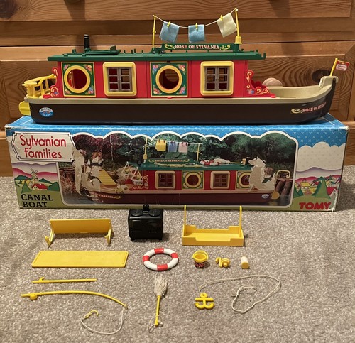 Sylvanian families canal boat - sylvanian,