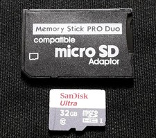 32 GB Memory Stick Pro Duo +
