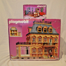 Playmobil Victorian Mansion 5300 Doll House + 5320 Maid Service Brand New