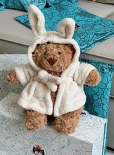 New 10" Jellycat Bartholomew Bear Bathrobe plush doll- With Tag+ Dust Bag