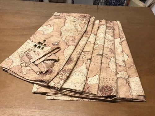 Old world atlas camper van - world,