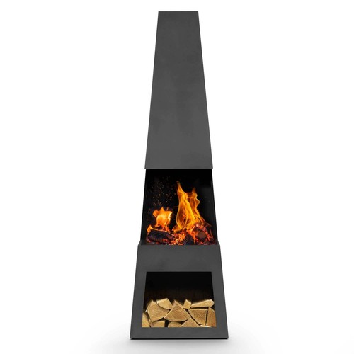 Chiminea fire pit outdoor - fire, pit,
