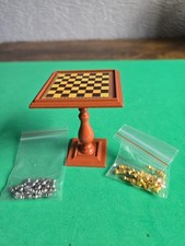 doll  house furniture metal chess table /chess pieces 1.12th