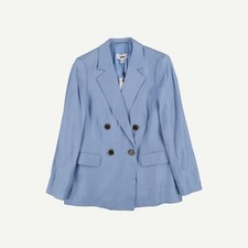 Reiss Womens Blue Linen Blend