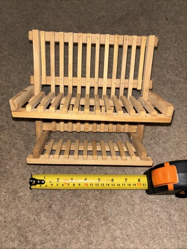 Toy wooden dish - wooden, drainer