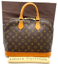 Auth Louis Vuitton Monogram Alma PM M51130 HandBag W/Bag/D SK100066