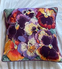 Ehrman PANSIES Needlepoint