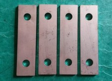 Set Of 4 Morris Minor Front Seat Fitting Spacer Flat Plates STAINLESS STEEL BMC