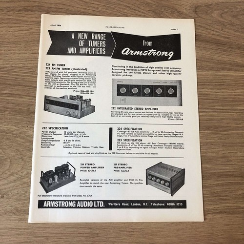 Gram175 magazine advert - advert, 11x8