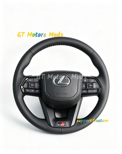 Sport full leather steering - leather,