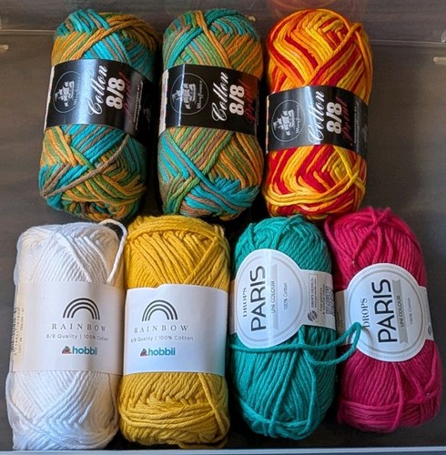 Mixed lot cotton yarn - lot,